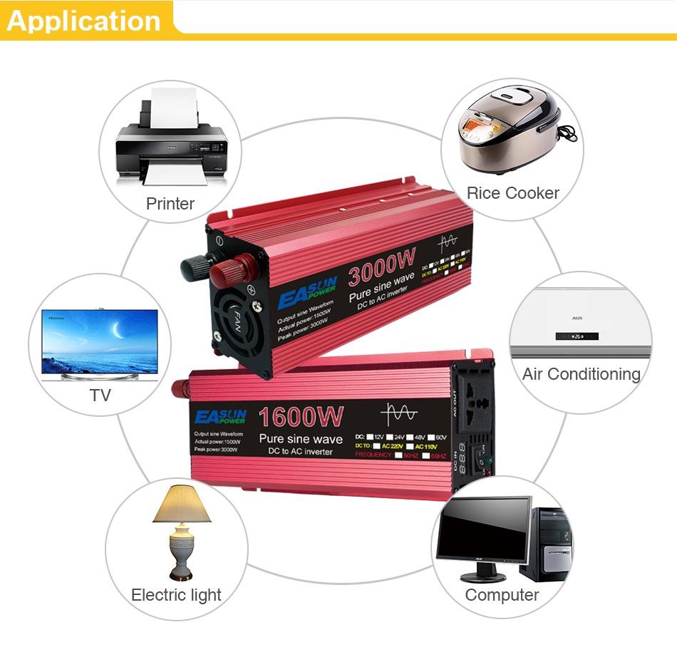 Měnič napětí 12V 1600W