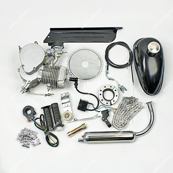 Přídavný motor na motokolo 50ccm (motorový kit)