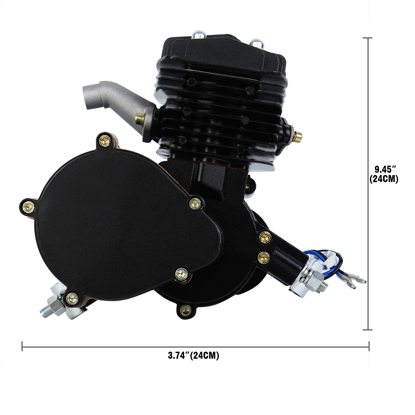 Pomocný motor na kolo 80ccm (černý)