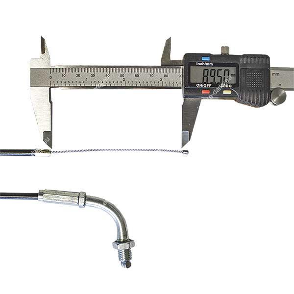 Plynové lanko na motokolo