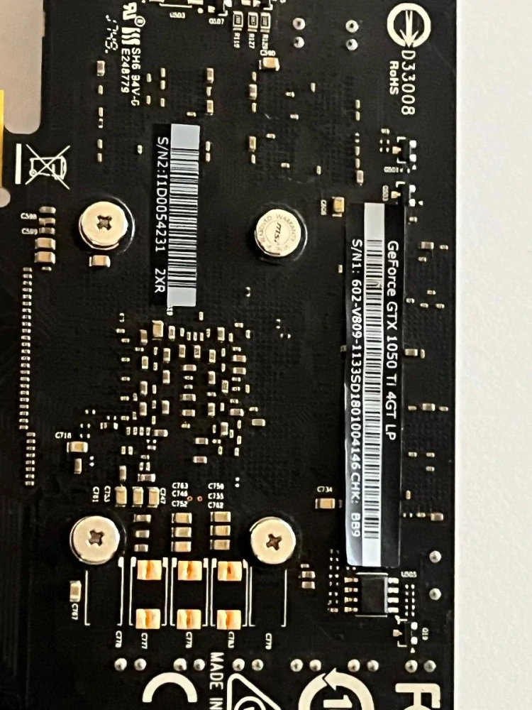 Použítá GeForce GTX 1050 TI OC