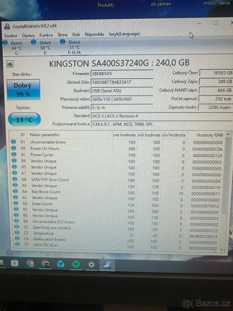 SSD 240GB Kingston