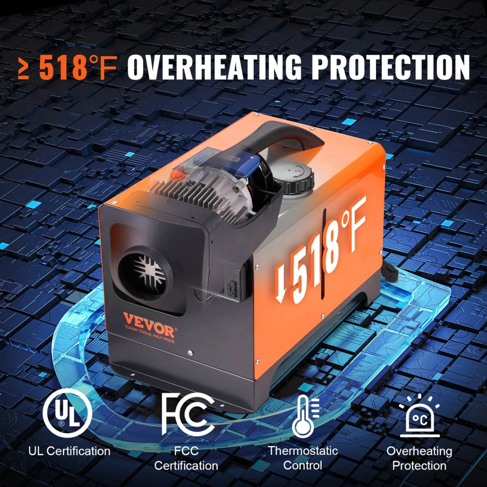 Nezávislé naftové topení na 12V